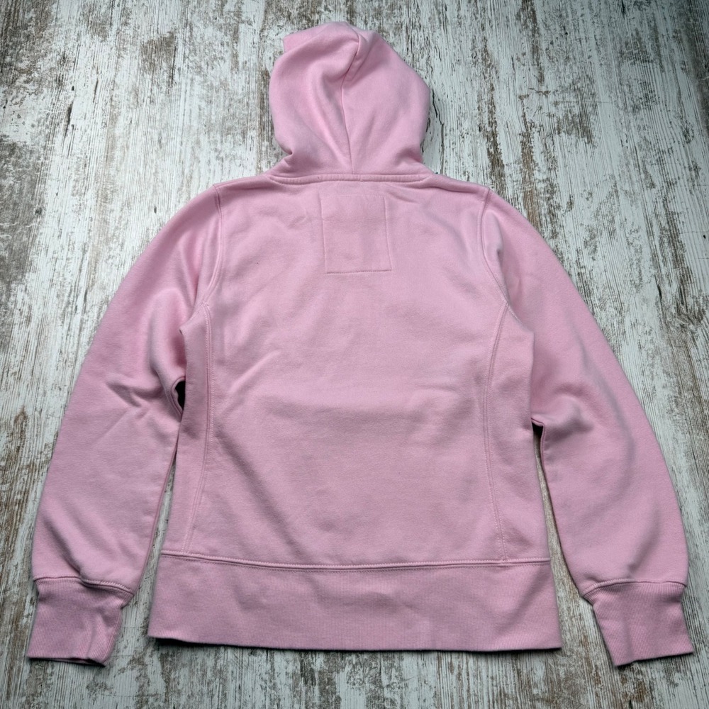 VTG Y2K Arizona Jean Co Pink Butterfly Rhinestone Hoodie Pullover Girls XL 16 - Picture 3 of 9